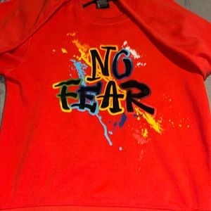 Nice “No Fear” sweater